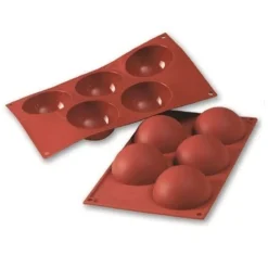 Martellato Siliconen Bakvorm Halve Bol Ø80h40mm (5)* Ijs En Dessert Vormen|Bakvormen Siliconen