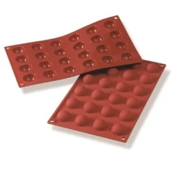 Martellato Siliconen Bakvorm Halve Bol Ø30h15mm (24)* Ijs En Dessert Vormen|Bakvormen Siliconen