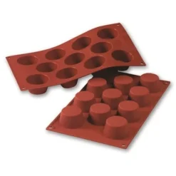 Martellato Siliconen Bakvorm Muffin Mini Ø51h28mm (11)* Ijs En Dessert Vormen|Bakvormen Siliconen