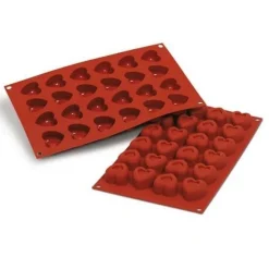 Martellato Siliconen Bakvorm Passie 37x36x23mm (24)* Ijs En Dessert Vormen|Bakvormen Siliconen