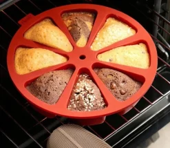 BrandNewCake Siliconen Bakvorm 8-Punts Ø28cm (taartpizza)* Ijs En Dessert Vormen|Bakvormen Siliconen