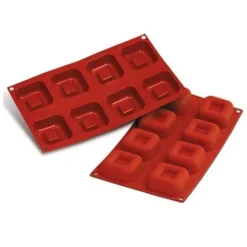 Silikomart Siliconen Bakvorm Savarin 65x65x26mm (8)* Ijs En Dessert Vormen|Bakvormen Siliconen