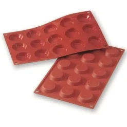 Martellato Siliconen Bakvorm Tartelet Mini Ø45h10mm (15)* Ijs En Dessert Vormen|Bakvormen Siliconen
