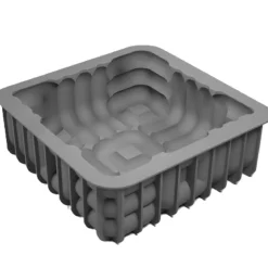 Dinara Kasko Siliconen Vorm Cubik 18x18x6cm* Bakvormen Siliconen|Ijs En Dessert Vormen