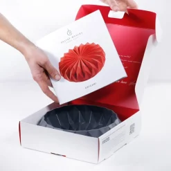 Dinara Kasko Siliconen Vorm Origami Ø18x5,5cm* Ijs En Dessert Vormen|Bakvormen Siliconen