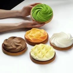 Dinara Kasko Siliconen Vorm Tart Kit/5 Ø14x2,5cm* Ijs En Dessert Vormen|Bakvormen Siliconen