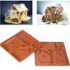 Silikomart Chocolade Vormset Koekhuisje 180x115 h160mm set/2* Vormsets|Bakvormen Siliconen