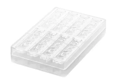 Silikomart Chocolademal Tablet Goccia-B (8) 120x25x16xmm* Tabletten En Repen Vormen