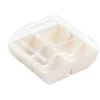 Silikomart Doosje voor 6 Macarons Wit* Bonbon Doosjes|Cupcake Doosjes