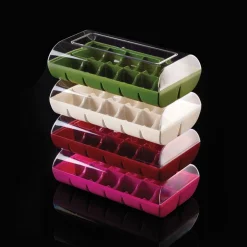 Silikomart Doosje voor 12 Macarons Fuchsia* Bonbon Doosjes|Cupcake Doosjes