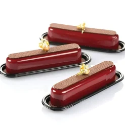 Silikomart Gebakschoteltje Eclair Zwart 14x3,2cm 100st.* Taartkartons En Randen