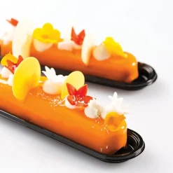 Silikomart Gebakschoteltje Eclair Zwart 14x3,2cm 100st.* Taartkartons En Randen