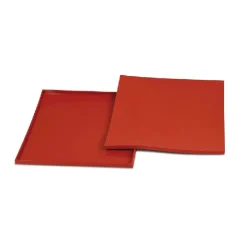 Silikomart Siliconen Bakmat met Rand 32,5x32,5x1cm* Bakhulpmiddelen|Bakvormen Siliconen