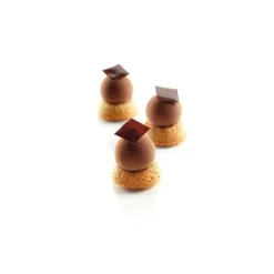 Silikomart Siliconen Bakvorm Bol (15x) Ø3,2x2,8cm* Ijs En Dessert Vormen|Bakvormen Siliconen