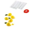 Silikomart Siliconen Bakvorm Limoen (15x) 5,5cm +cutter* Ijs En Dessert Vormen|Bakvormen Siliconen