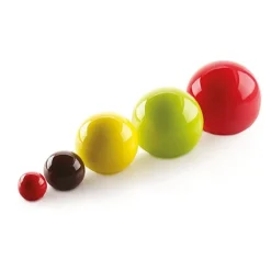 Silikomart Siliconen Bakvorm Bolletjes (35x) Ø2,2x1,9cm* Bakvormen Siliconen|Ijs En Dessert Vormen