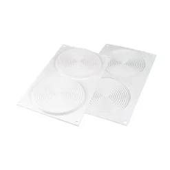 Silikomart Siliconen Bakvorm Spiraal (2x) Ø14cm* Bakvormen Siliconen|Ijs En Dessert Vormen