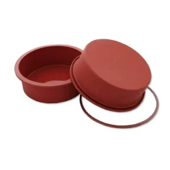 Silikomart Siliconen Bakvorm Rond Ø18x6,5cm + Ring* Ijs En Dessert Vormen|Bakvormen Siliconen