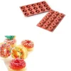 Silikomart Siliconen Bakvorm Mini Donuts Ø4,5-1,5x1,8cm (15)* Ijs En Dessert Vormen|Bakvormen Siliconen