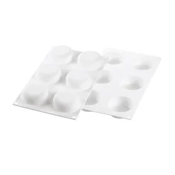 Silikomart Siliconen Bakvorm Universo (6x) Ø6,7x2,7cm* Bakvormen Siliconen|Ijs En Dessert Vormen