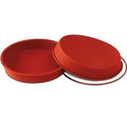 Silikomart Siliconen Bakvorm Rond Ø24x4,2cm + Ring* Ijs En Dessert Vormen|Bakvormen Siliconen