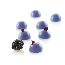 Silikomart Siliconen Bakvorm Halve Bolletjes (35x) Ø2,6cm* Ijs En Dessert Vormen|Bakvormen Siliconen