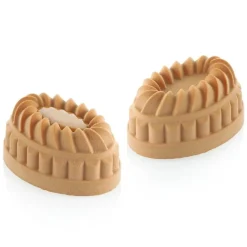 Silikomart Siliconen Bakvorm Pleincoeur Ovaal (6) 124x43mm* Bakvormen Siliconen|Ijs En Dessert Vormen