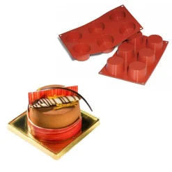 Silikomart Siliconen Bakvorm Muffin (6x) Ø6,8x3,8cm* Ijs En Dessert Vormen|Bakvormen Siliconen