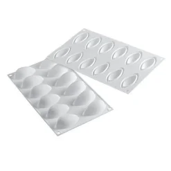 Silikomart Siliconen Bakvorm Quenelle (12x) 6,3x2,9x2,8cm* Ijs En Dessert Vormen|Bakvormen Siliconen