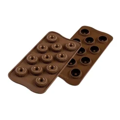 Silikomart Siliconen Bonbonvorm Torus (11x) Ø3cm* Bonbonvormen