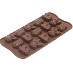 Silikomart Siliconen Bonbonvorm Kerst (15x) 3,3x2,7x1,5cm* Bonbonvormen