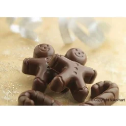 Silikomart Siliconen Bonbonvorm Gingerbread (15x) 4,3x3,5cm* Bonbonvormen