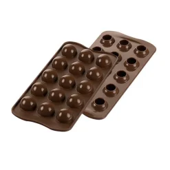 Silikomart Siliconen Bonbonvorm Bolletje (15x) Ø2,5cm* Bonbonvormen