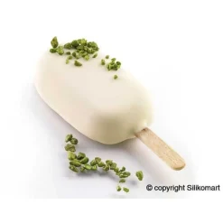 Silikomart Siliconen IJsjesmal Mini Classic (16x) + 100stk* Ijs En Dessert Vormen|Bakvormen Siliconen