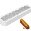 Silikomart Siliconen Kit Cashmere 24x5x3,5cm*** Bakvormen Siliconen|Ijs En Dessert Vormen