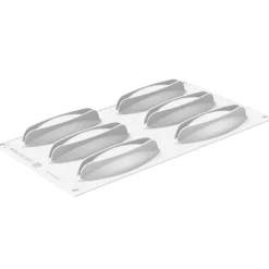 Silikomart Siliconen Kit 3D Cabossa (6) 12x4cm* Bakvormen Siliconen|Ijs En Dessert Vormen