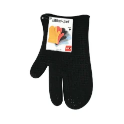 Silikomart Siliconen Ovenwant Zwart 28,5x17cm* Ovenwanten En Handschoenen