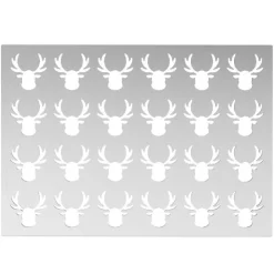 Silikomart Siliconen Sjabloon Rudolph (24) 4x4x0,2cm* Figuur Mallen|Sjablonen En Stencils