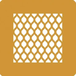 Silikomart Siliconen Stencil Alambra 10x10x0,1cm Set/2* Sjablonen En Stencils