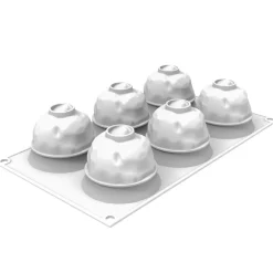 Silikomart Siliconen Vorm Syrio (6x) Ø6,8x5,8cm*** Bakvormen Siliconen|Ijs En Dessert Vormen