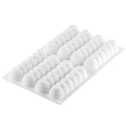 Silikomart Siliconen Vorm Truffel Eclair (8x) 130x31x28(h)mm* Bakvormen Siliconen|Ijs En Dessert Vormen