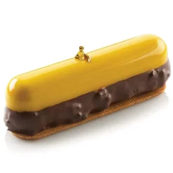 Silikomart Siliconen Vorm Eclair (8) 13,5x2,8cm + Uitsteker* Ijs En Dessert Vormen|Bakvormen Siliconen