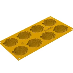 Silikomart Siliconen Vorm Schelp (8x) 7,2x6,5x0,9cm* Ijs En Dessert Vormen|Bakvormen Siliconen