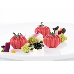 Silikomart Siliconen Vorm Tomaat (12) Ø43x28mm* Ijs En Dessert Vormen|Bakvormen Siliconen