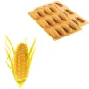 Silikomart Siliconen Vorm Maïskolf (12) 68,5x26,4x21,2mm* Ijs En Dessert Vormen|Bakvormen Siliconen