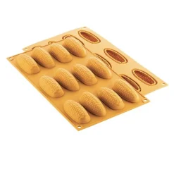 Silikomart Siliconen Vorm Maïskolf (12) 68,5x26,4x21,2mm* Ijs En Dessert Vormen|Bakvormen Siliconen