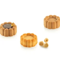 Silikomart Siliconen Vorm Charlotte XS (18x) Ø3,8x1,8cm* Ijs En Dessert Vormen|Bakvormen Siliconen