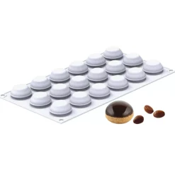 Silikomart Siliconen Vorm Bignè Perfetto (18) Ø3,5x2cm* Bakvormen Siliconen|Ijs En Dessert Vormen