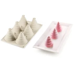 Silikomart Siliconen Vorm Soffice Incanto (6x) Ø60x70mm* Bakvormen Siliconen|Ijs En Dessert Vormen