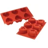 Silikomart Siliconen Vorm Pasion (6x) 69,5x72x39,5(h)mm* Ijs En Dessert Vormen|Bakvormen Siliconen